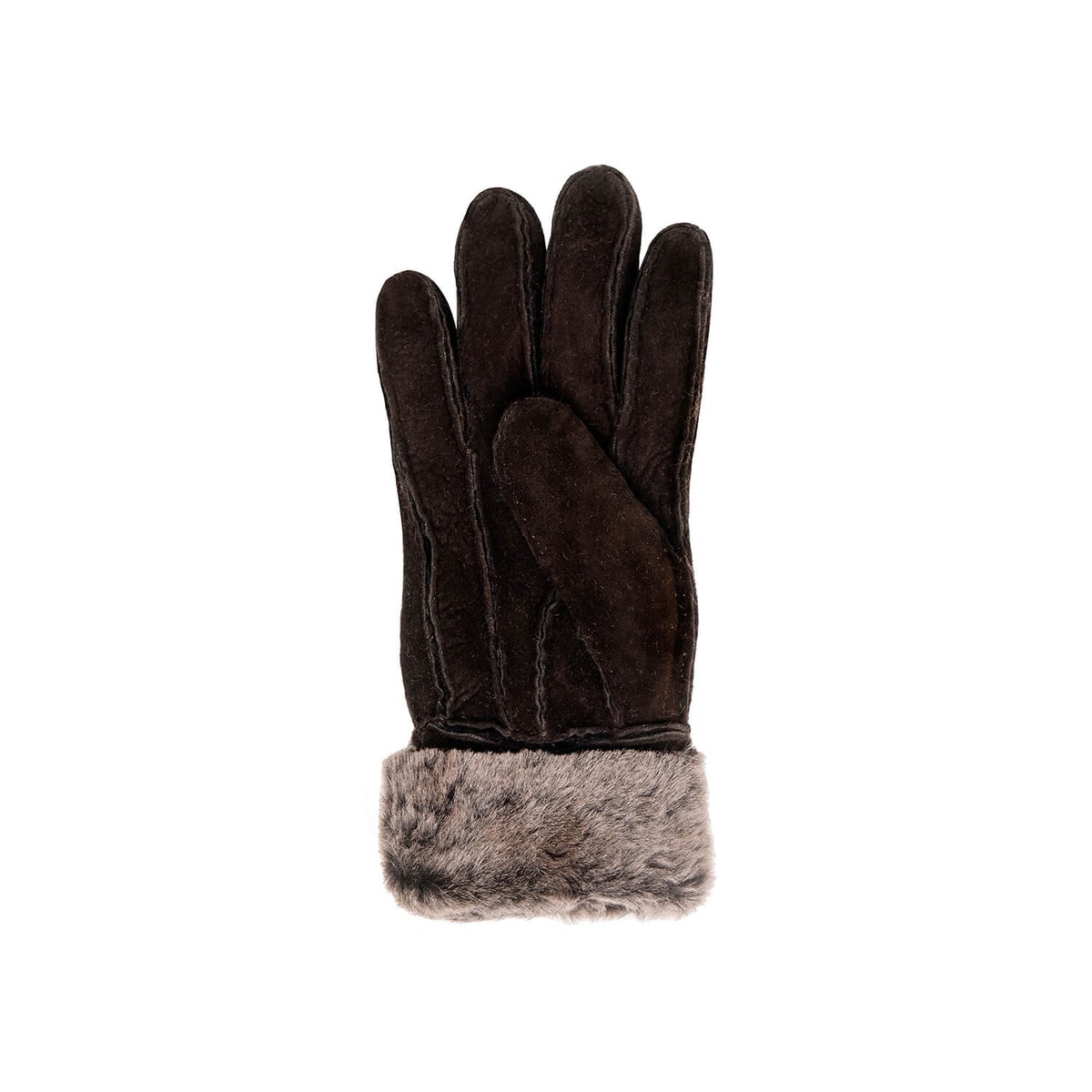 Womens Sheepskin Gloves - Fold Back Cuff