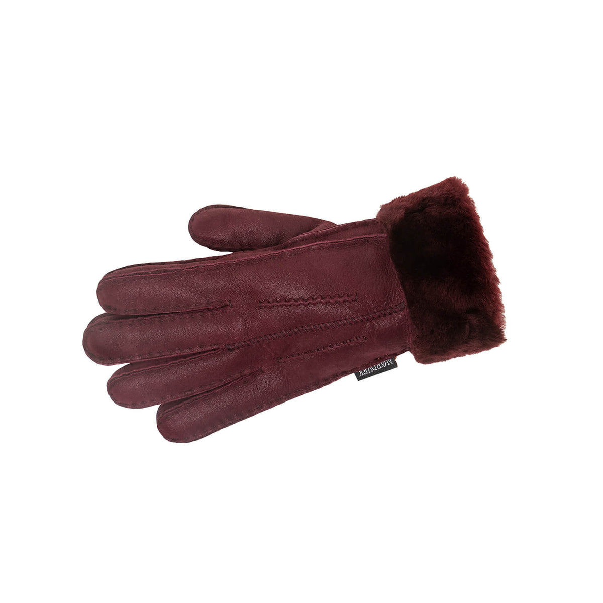 Womens Sheepskin Gloves - Fold Back Cuff