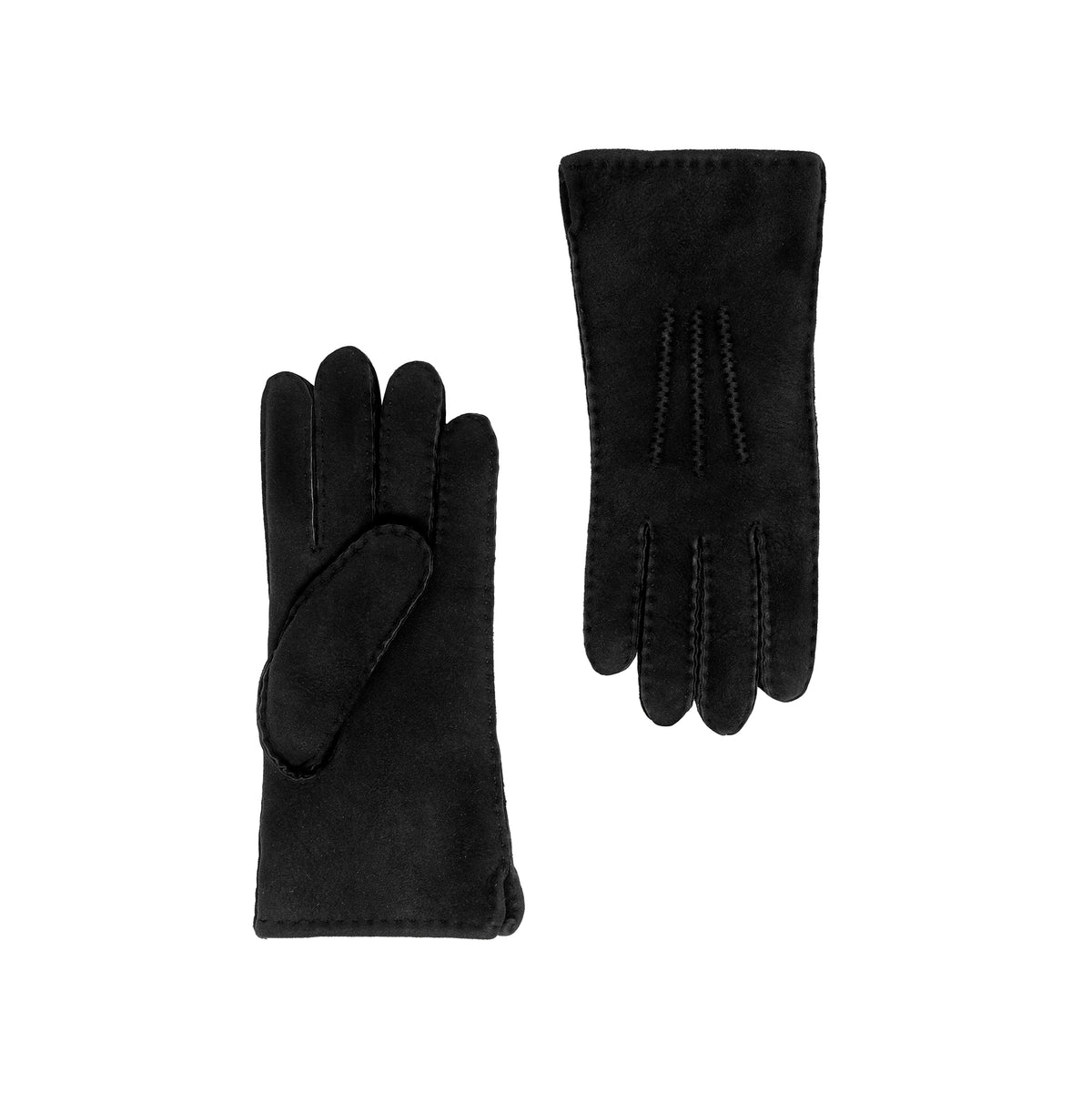 Womens Sheepskin Gloves - Classic 3 Point Design