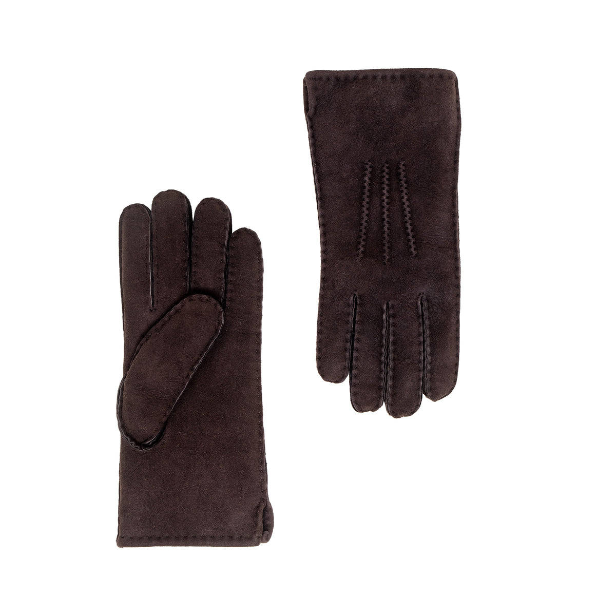 Womens Sheepskin Gloves - Classic 3 Point Design