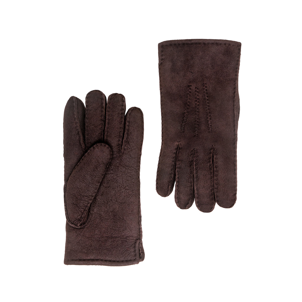 Mens Sheepskin Gloves - Classic 3 Point Design