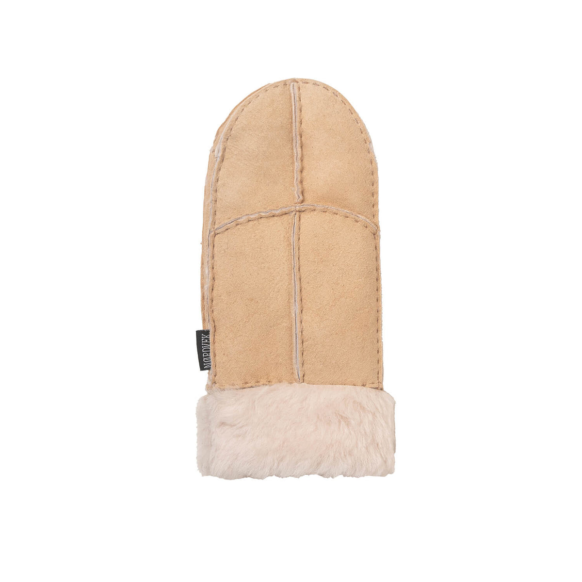 Womens Sheepskin Mittens - Fold Back Cuff