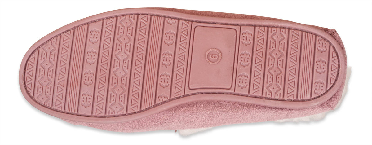 Nordvek womens moccasins hard sole  417-100 pink sole