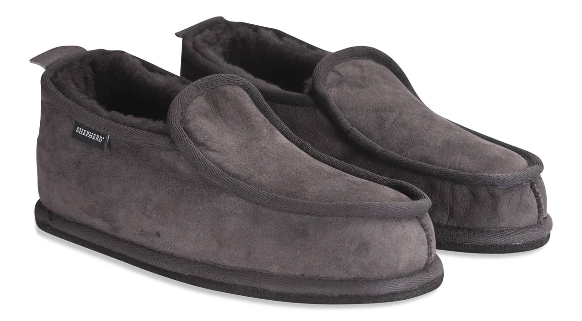 Shepherd Mens sheepskin slippers ARNE ashphalt pair