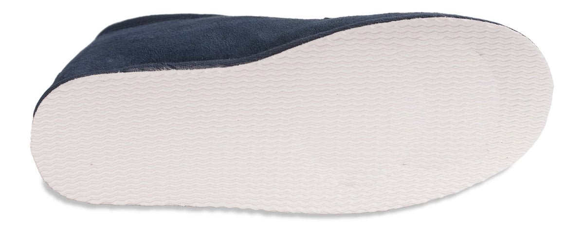 Shepherd Mens sheepskin slippers ARNE navy sole