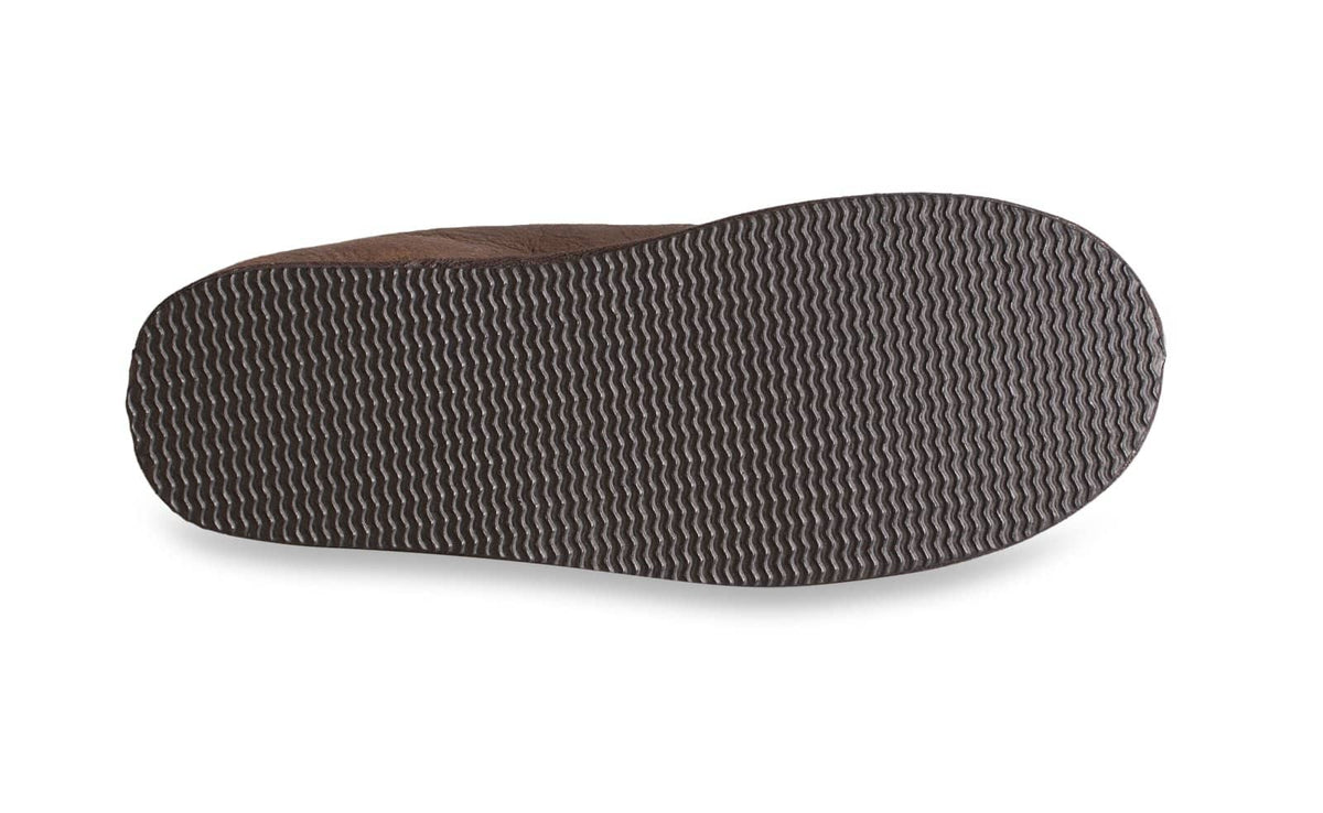 Shepherd Mens sheepskin slippers ARNE oiled antique sole