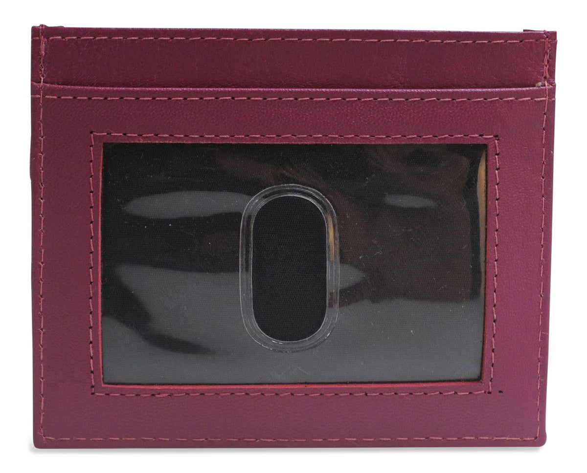 Leather Credit / Travel Card Holder - Dual Purpose Design