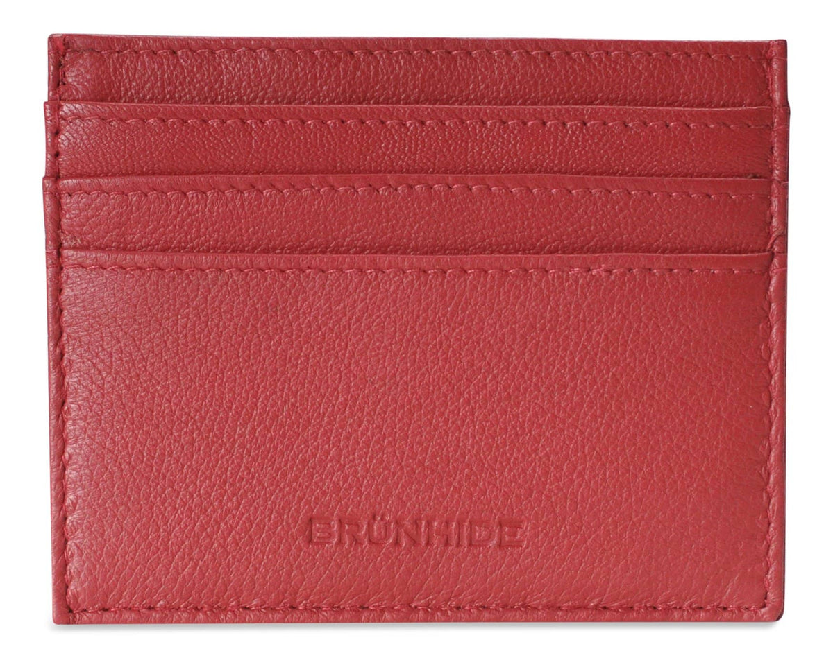 Leather Credit / Travel Card Holder - Dual Purpose Design