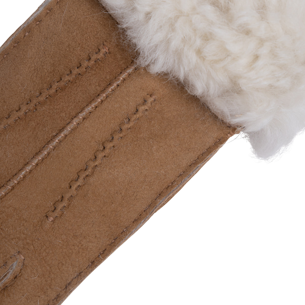 Womens Sheepskin Gloves - Fold Back Cuff