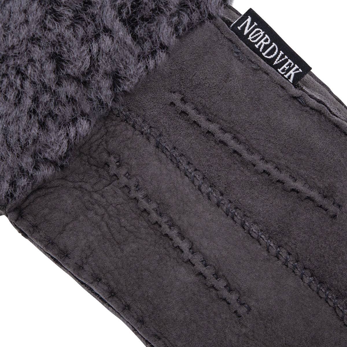 Womens Sheepskin Gloves - Fold Back Cuff