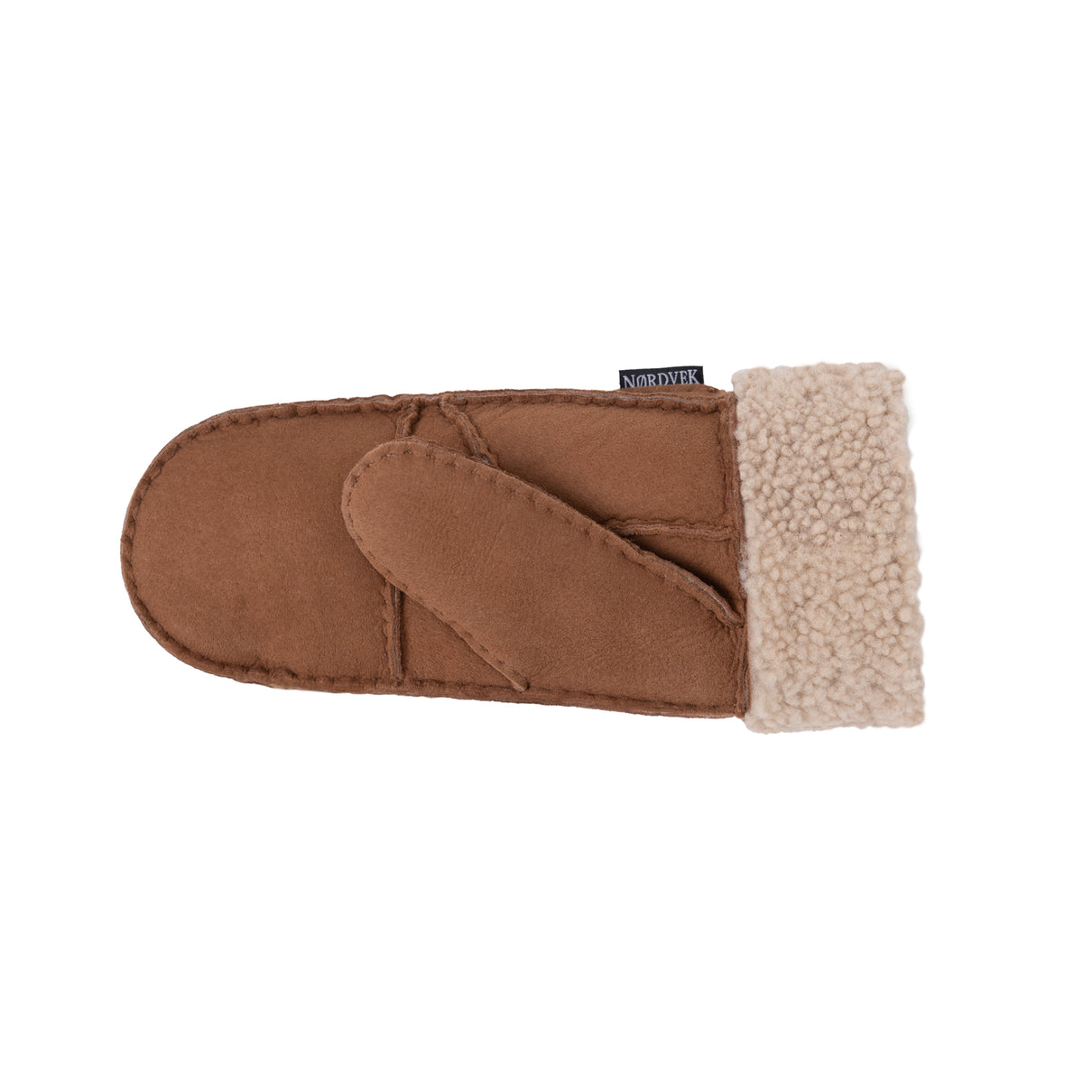 Womens Sheepskin Mittens - Fold Back Cuff