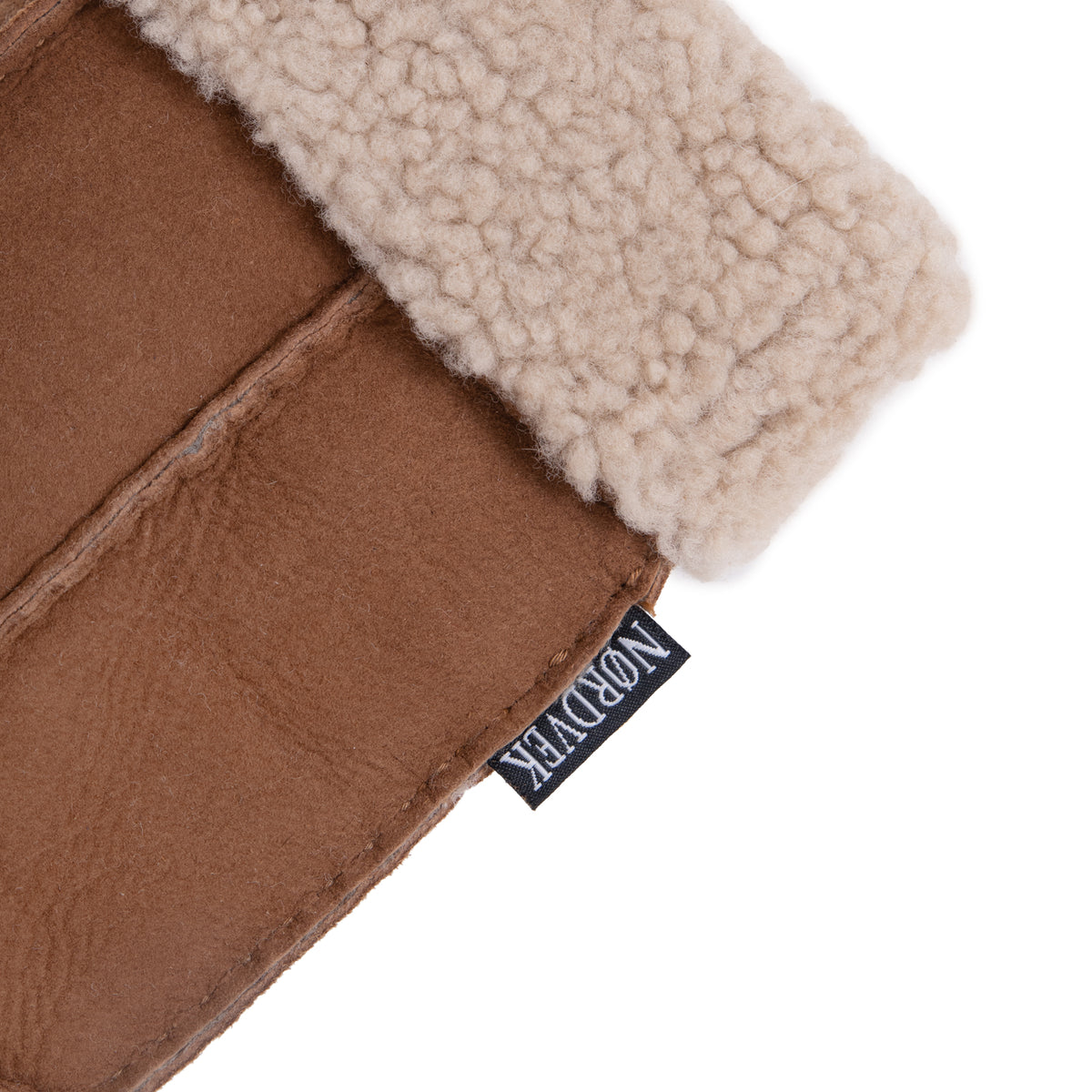 Womens Sheepskin Mittens - Fold Back Cuff