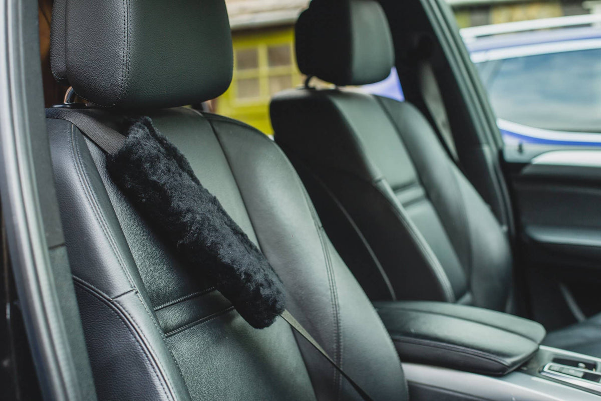 Nordvek car seat belt cover in car black 109-100