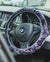 Nordvek steering wheel cover in car grey 108-100