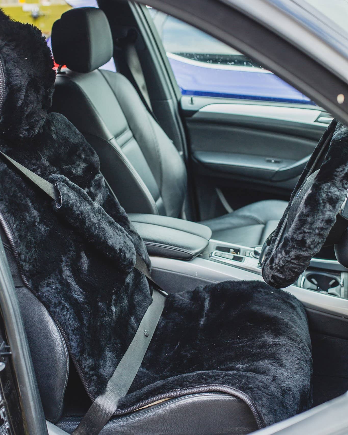 Nordvek car seat cover in car black 107-100