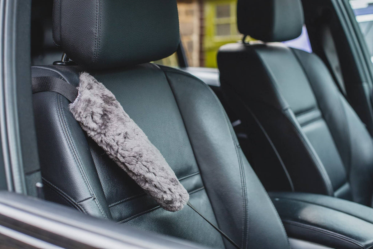 Nordvek car seat belt cover in car grey 109-100 -2