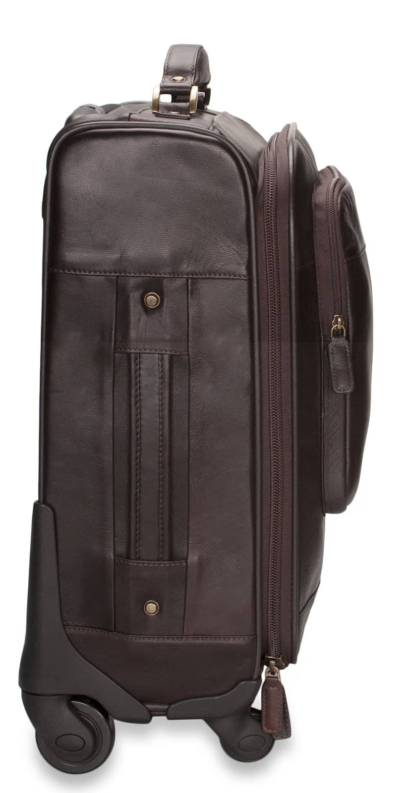 Nordvek trolley suitcase brown side 101-100