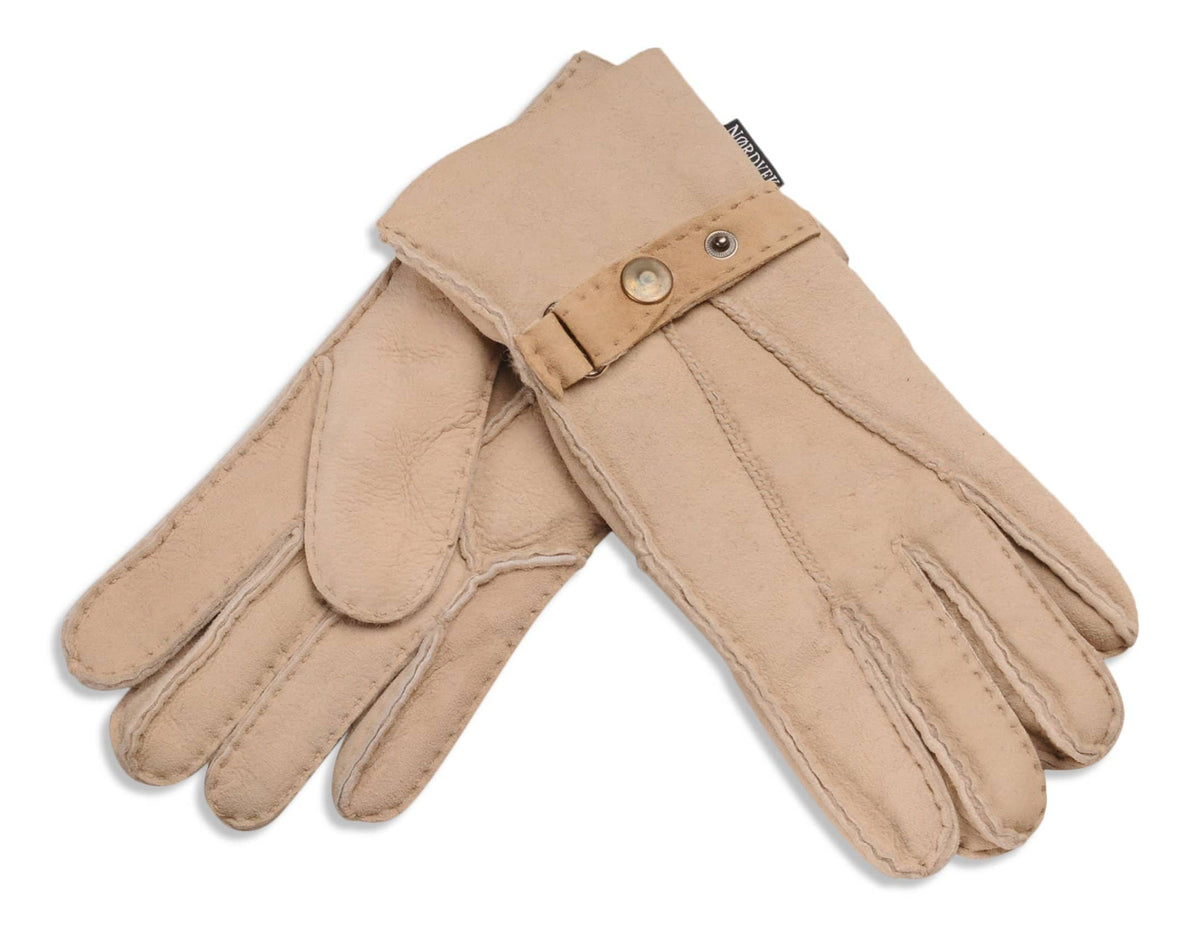 Nordvek womens sheespkin gloves 311-100 beige pair