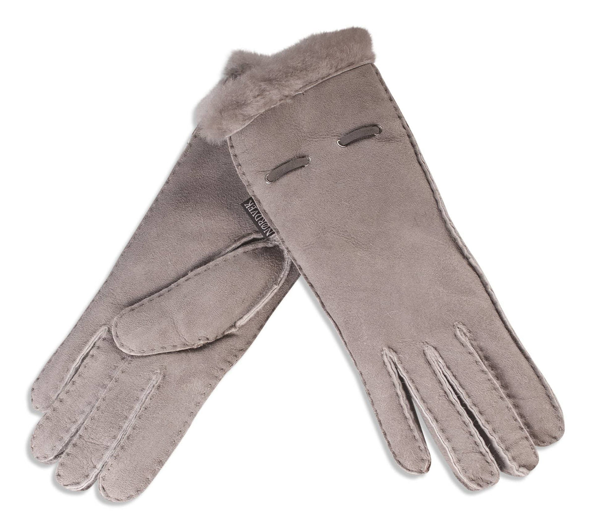 Womens Long Sheepskin Cuff - Comes Above Wrist