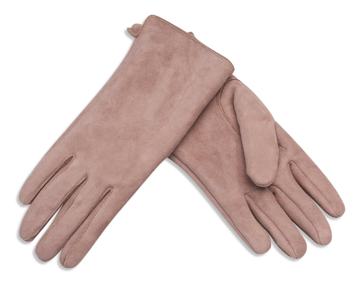Nordvek womens sheepkskin gloves 319-100 dusky pink pair