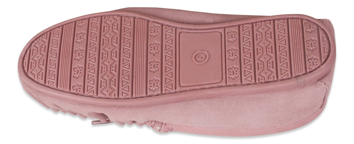 Nordvek womens moccasins hard sole  419-100 pink sole