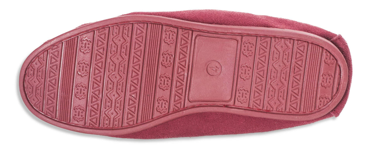 Nordvek womens moccasins hard sole  419-100 red sole