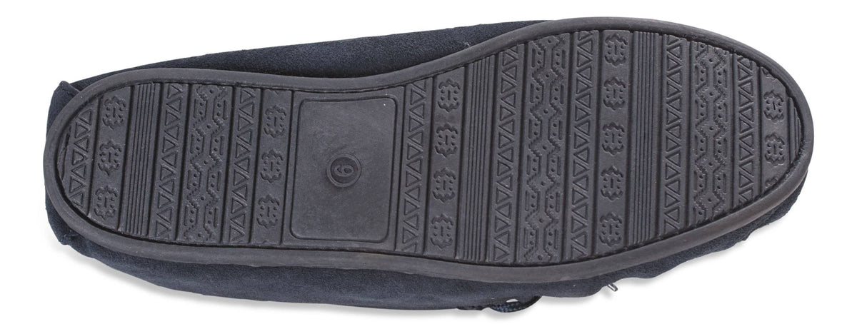 Nordvek mens moccasins hard sole  424-100 navy sole