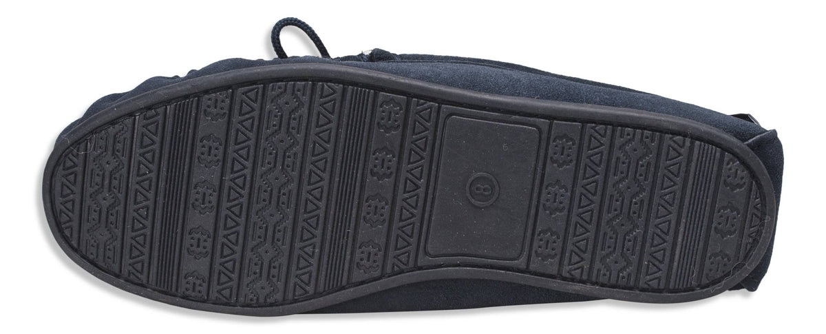  SLIPPER NAVY SUEDE-US11（29.0） O'Connell's English Slippers - Shearling lined Suede Slipper