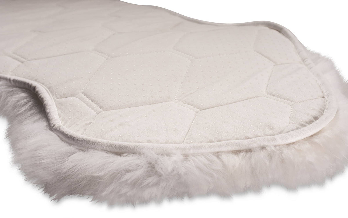 Nordvek sheepskin single rug 601-100 natural backing