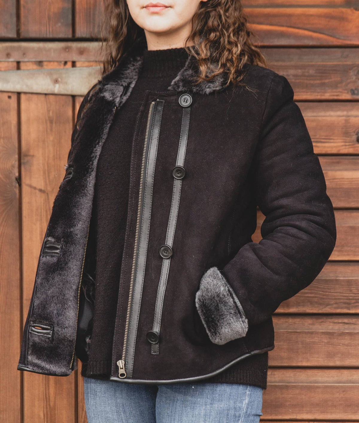Womens Sheepskin Jacket