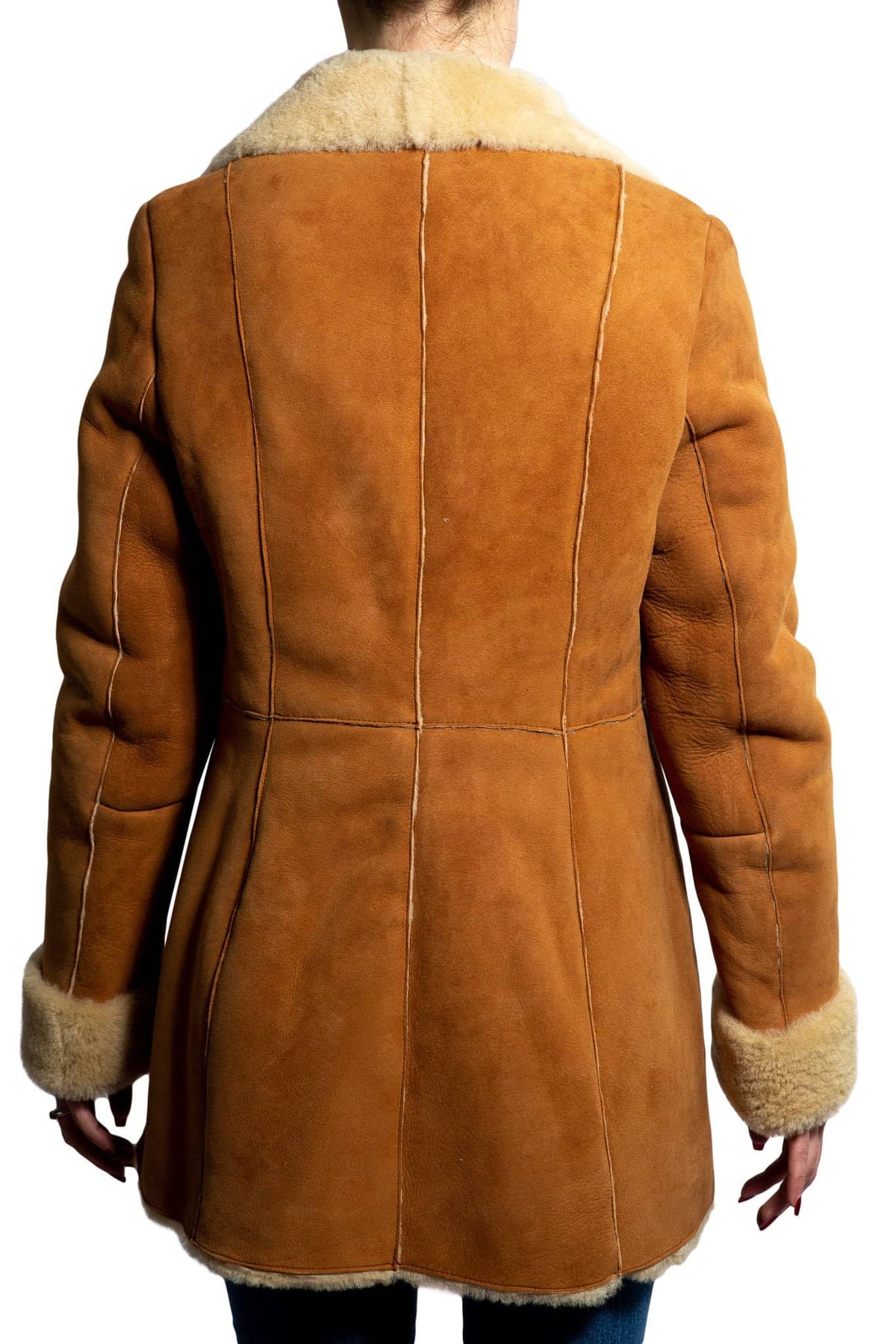 Womens Sheepskin Long Coat 709 100 Nordvek