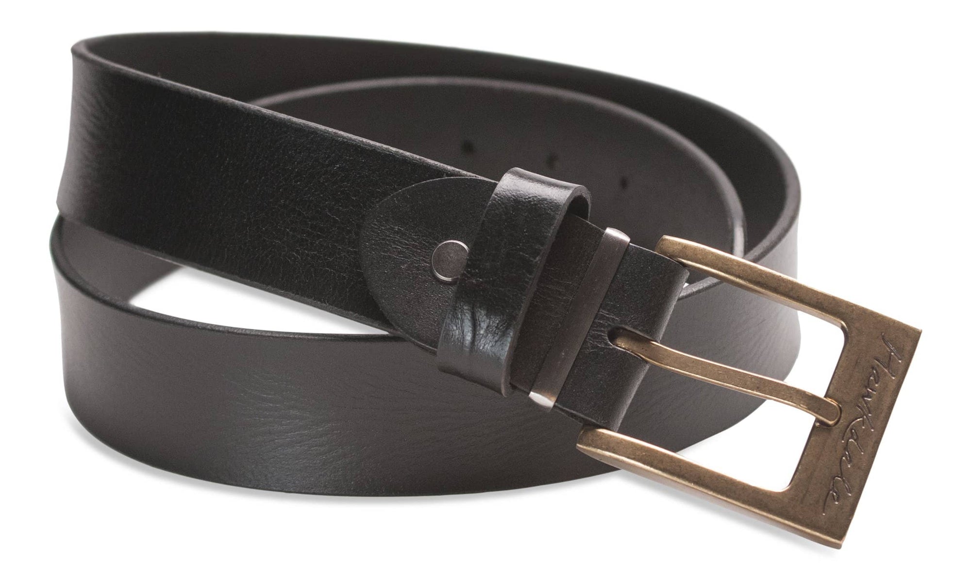 Hawkdale mens leather belt black 819-400