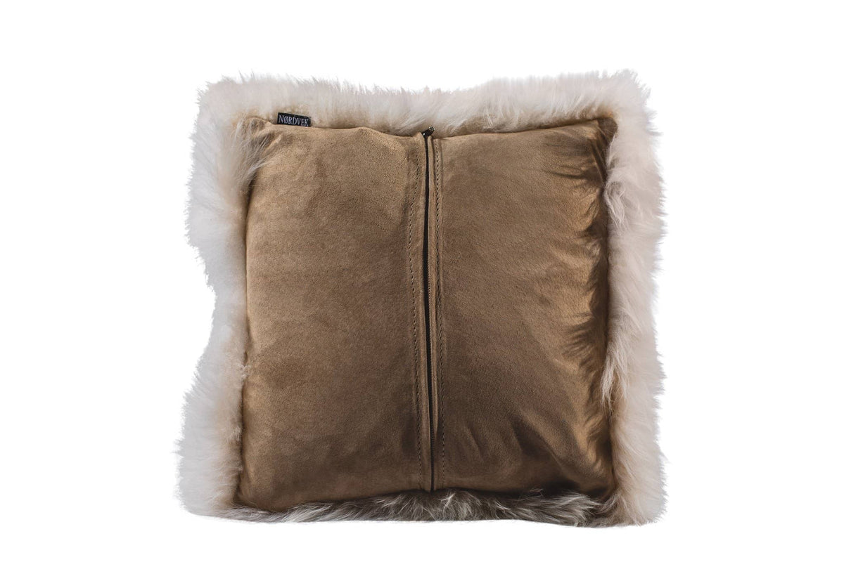 Nordvek sheepskin cushion 9001-100 beige back