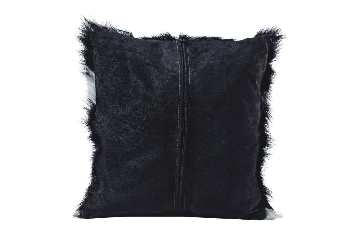 Nordvek cowhide cushion 9007-100 black back