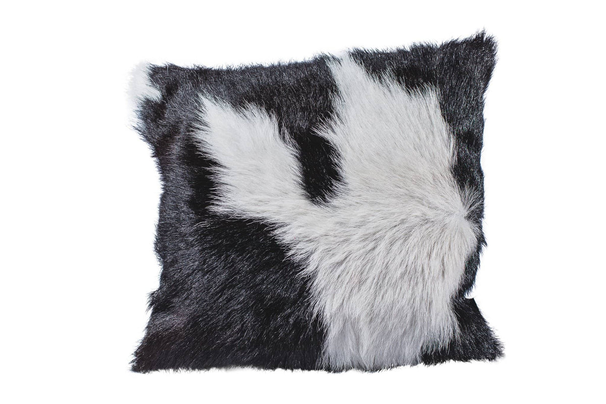 Nordvek cowhide cushion 9007-100 black front