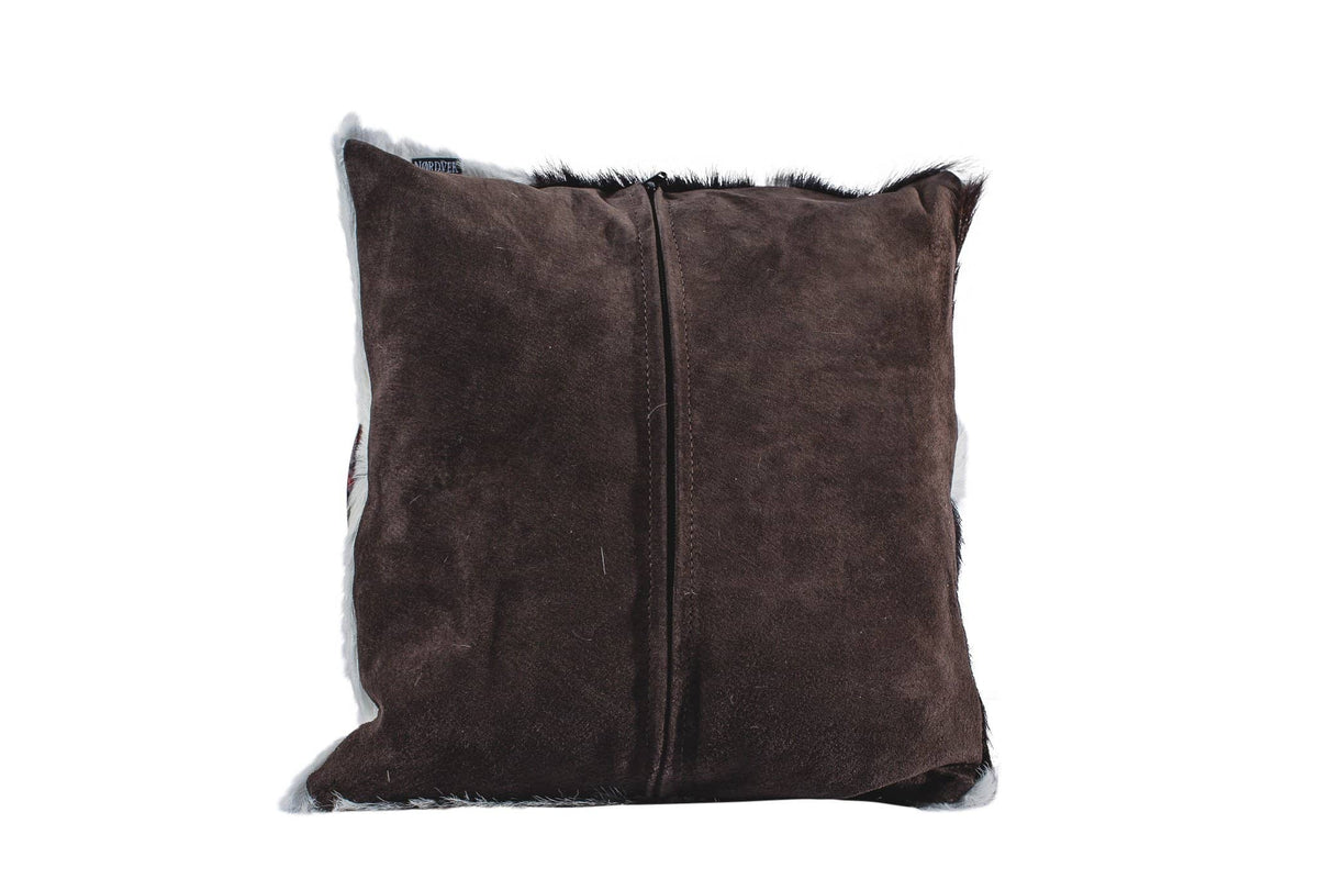 Nordvek cowhide cushion 9007-100 brown back
