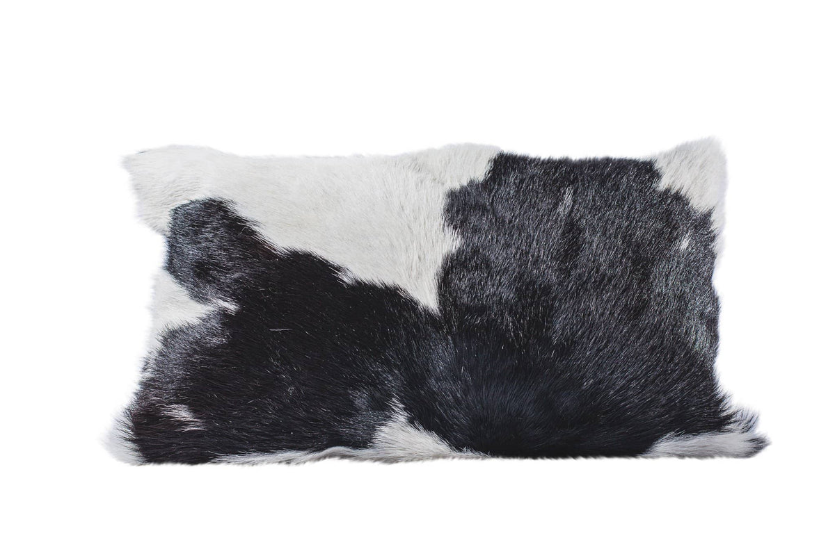 Nordvek cowhide cushion 9008-100 black front