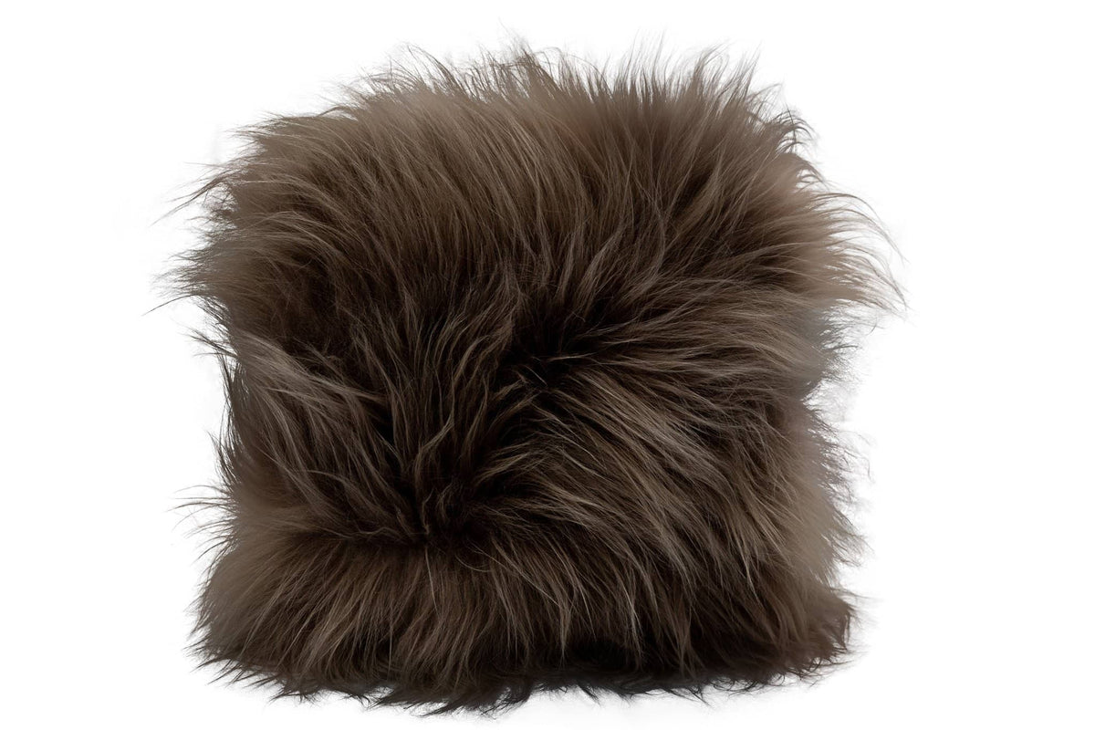 Nordvek Icelandic Sheepskin Cushion 9010-100 taupe front