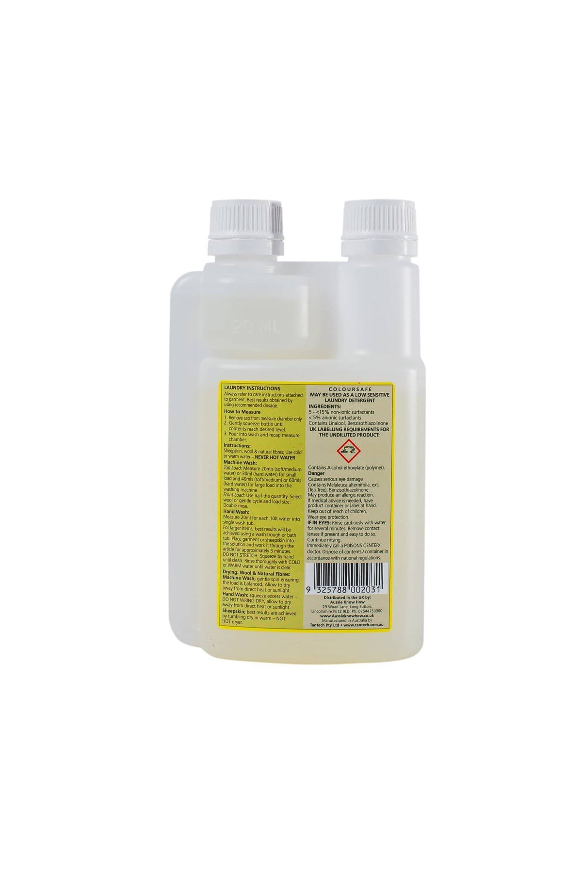 Tantech woolwash Back