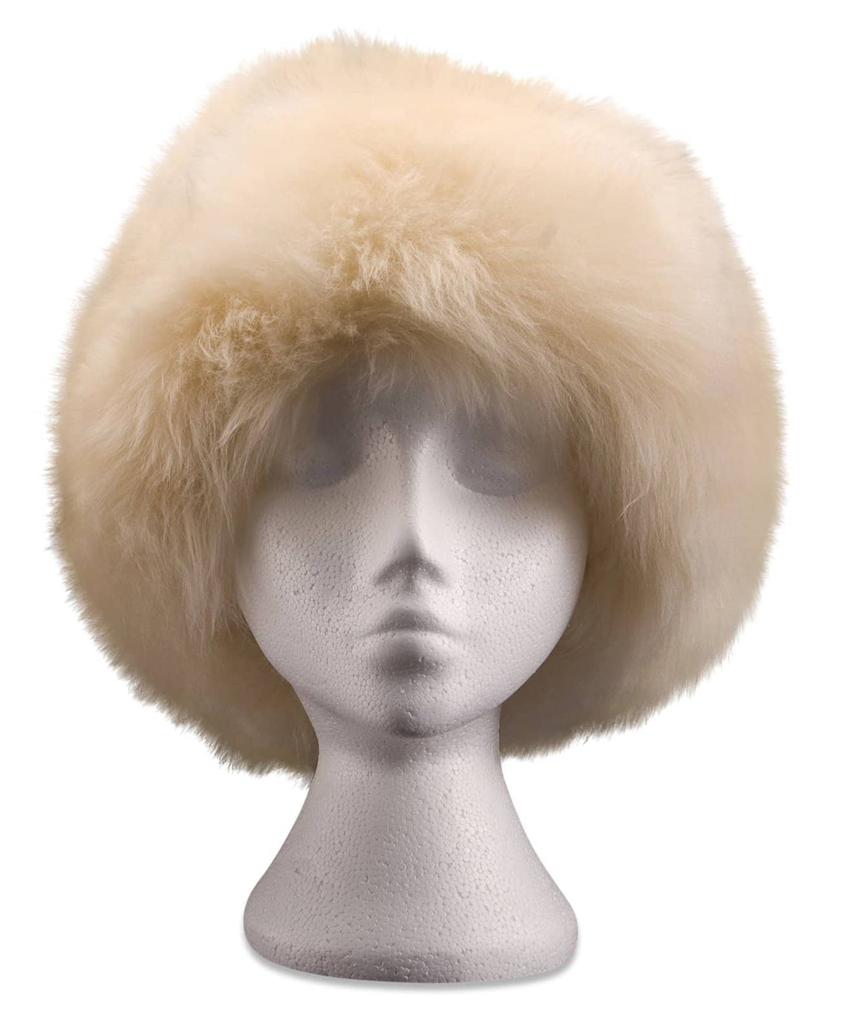 Nordvek womens sheepskin Zhivago hat  504-100 cream front