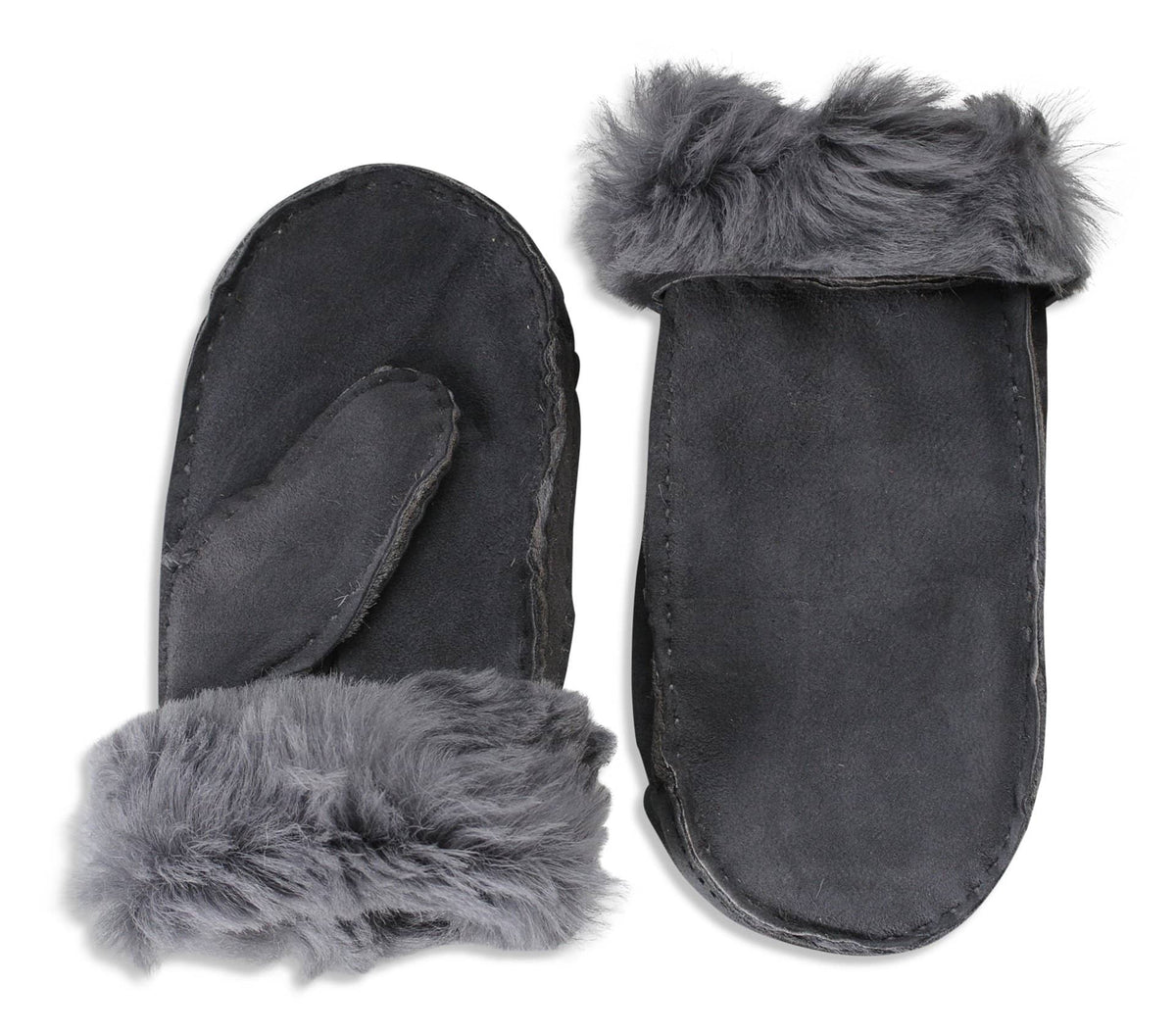 Nordvek childrens sheepskin mittens 314-100 light blue pair